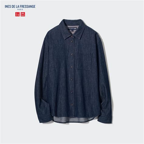 uniqlo long sleeve shirt|uniqlo denim long sleeve.